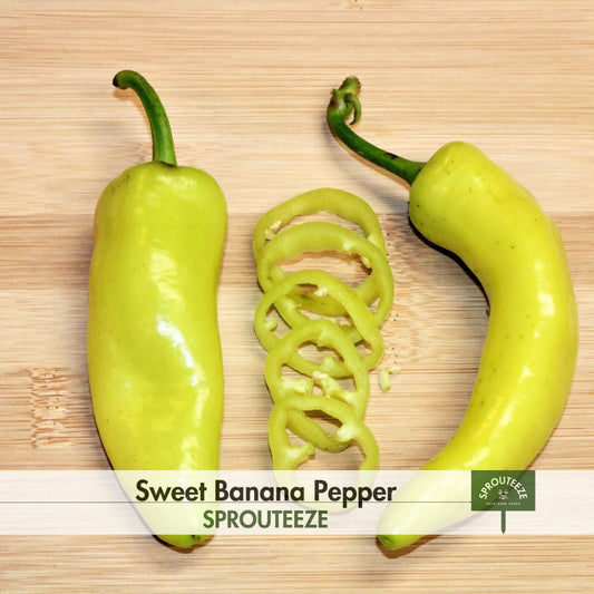 Sweet Pepper Seeds, Banana- Grow Vibrant, Productive Pepper Plants